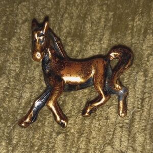 Bronze Horse Brooch Pin
